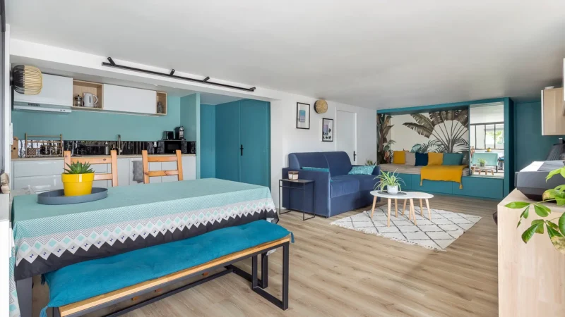 Vue de BNB West Garden à Dardilly près de Lyon