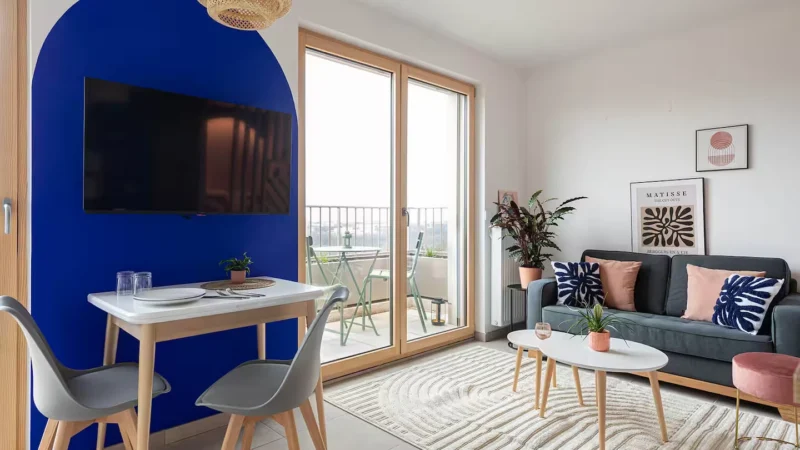 Vue de BNB West View à Dardilly près de Lyon